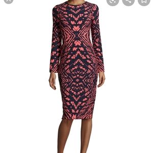 Maggy London Tie Dye Sheath Dress